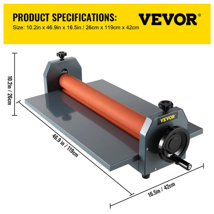 Rankinis šalto laminavimo aparatas VEVOR LBS1000, 1000 mm