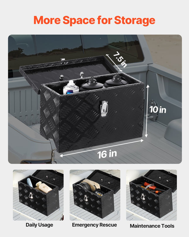 Įrankių dėžė pikapams VEVOR JL-TB19-4, 406x190x254 mm