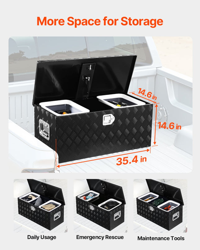 Sunkvežimio įrankių dėžė VEVOR JL-TB19-7, 899x370x370 mm