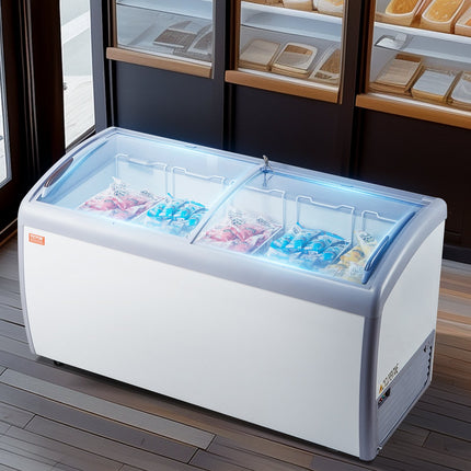 Ledų vitrina-šaldiklis VEVOR RI-460A, 460 l