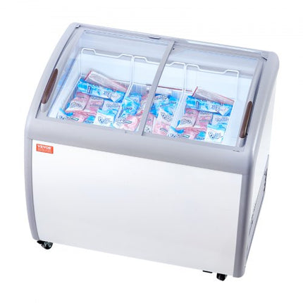 Ledų vitrina-šaldiklis VEVOR RI-260A, 264 l