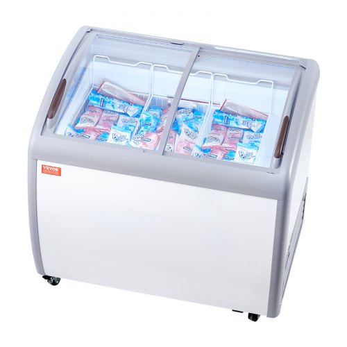 Ledų vitrina-šaldiklis VEVOR RI-260A, 264 l