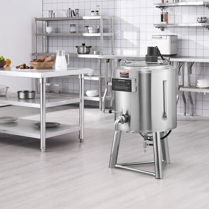 Pieno pasterizatorius VEVOR ZD-50L, 50 l talpa