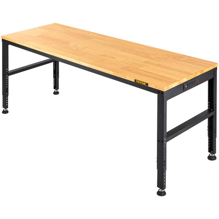 Reguliuojamo aukščio darbastalis VEVOR M4820, 122 x 51 cm