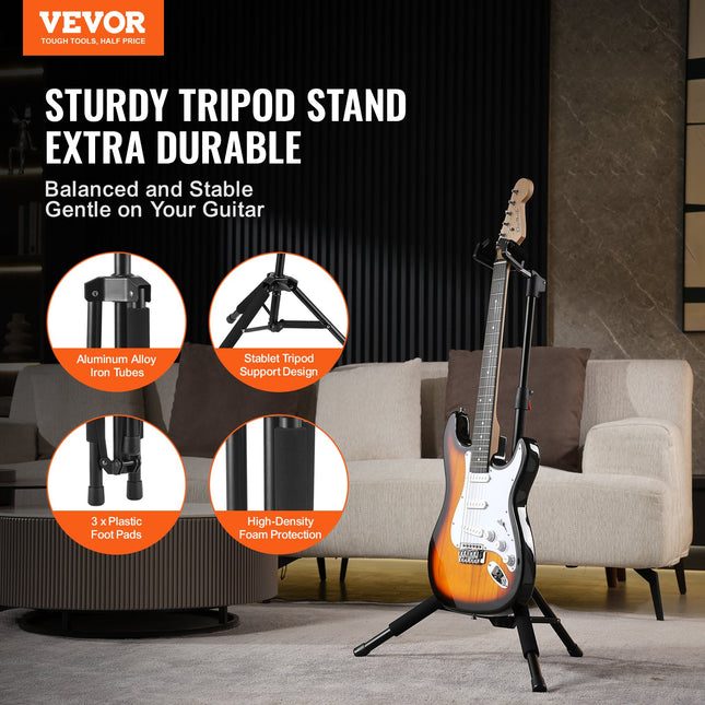 Gitaros stovas VEVOR AGS-510, reguliuojamas aukštis 900–1200 mm
