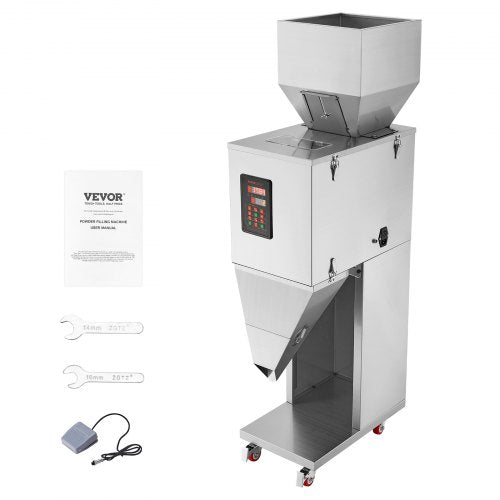 Birių produktų dozavimo mašina VEVOR F-5000-V2, 20-5000 g