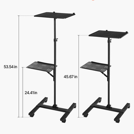 Projektoriaus stovas VEVOR ZG-XKTYGTY, reguliuojamas aukštis 860–1360 mm
