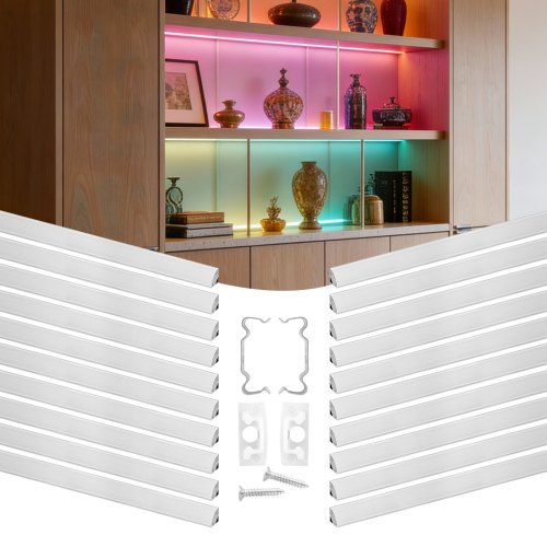 V formos LED profilių rinkinys VEVOR V3.3-20, 20 vnt. po 1 m