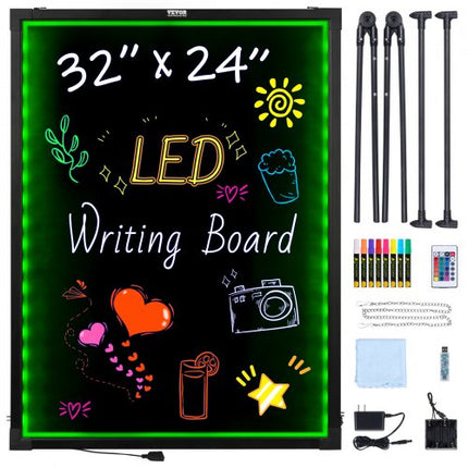LED rašymo lenta VEVOR A68, 81,3x61 cm