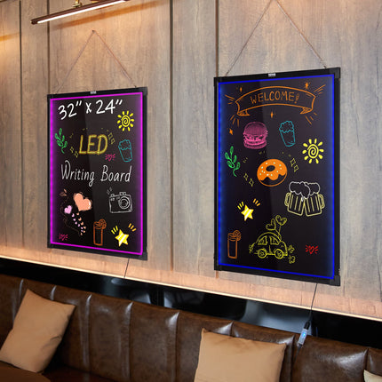 LED rašymo lenta VEVOR A68, 81,3x61 cm