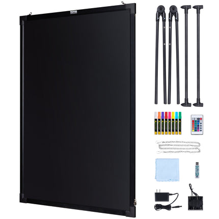 LED rašymo lenta VEVOR A68, 81,3x61 cm