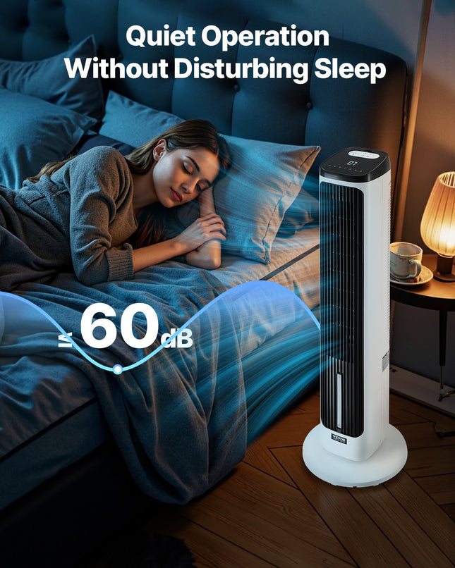 Bokštinis ventiliatorius VEVOR FKT007R, 40W