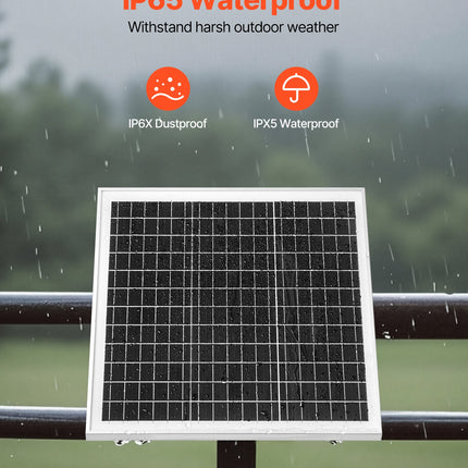 Saulės baterijų įkroviklis VEVOR 20W, 12V