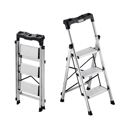 Sulankstomos kopėčios VEVOR AP-2413TA, 3 pakopų, 150 kg