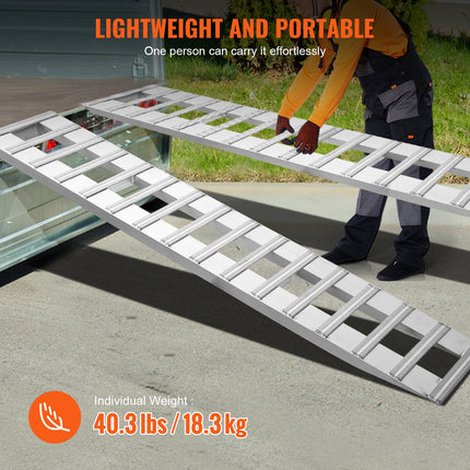 Užvažiavimo rampų komplektas VEVOR NY6075, 2721 kg keliamoji galia