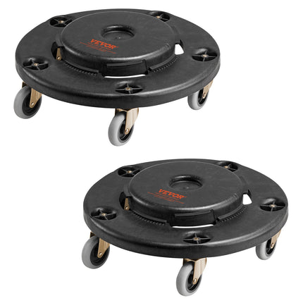 Ratukai šiukšlių dėžėms VEVOR XDW-007-C, 227 kg keliamoji galia