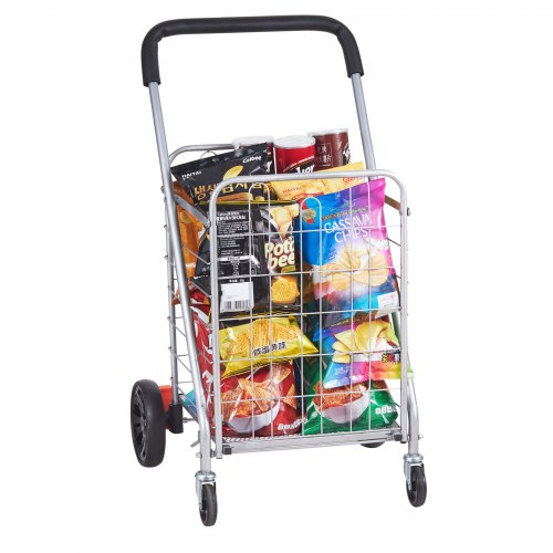 Sulankstomas pirkinių vežimėlis VEVOR JY-BkM, 50 kg keliamoji galia
