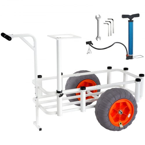 Paplūdimio žvejybos vežimėlis VEVOR YK-400, 158 kg keliamoji galia