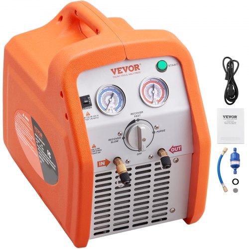 Šaltnešio surinkimo stotelė VEVOR 1 HP, Dviejų cilindrų