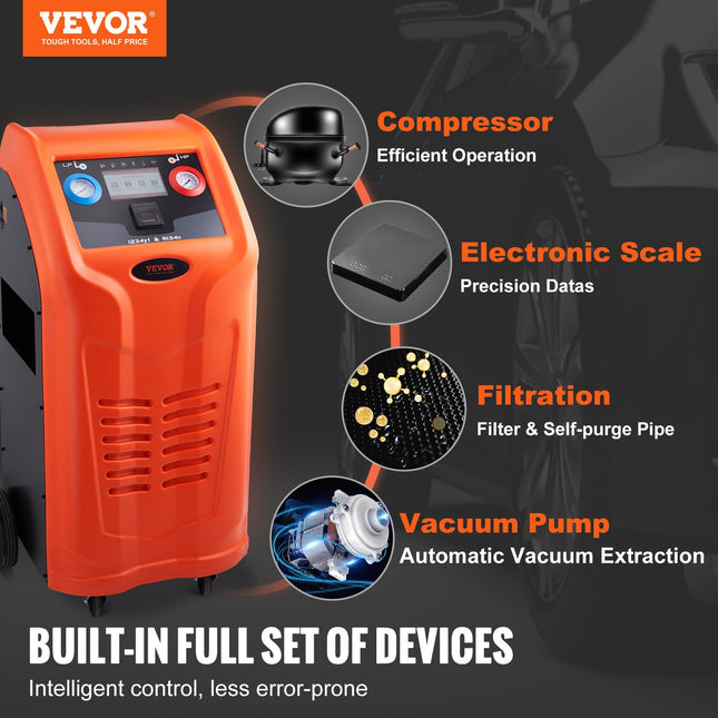 Automatinė šaltnešio surinkimo stotelė VEVOR Dual Cylinder, 1000 W