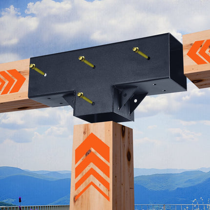 Pergolių jungčių rinkinys VEVOR SST4, T formos, 92 x 92 mm