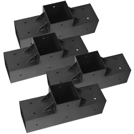 Pergolių jungčių rinkinys VEVOR SST4, T formos, 92 x 92 mm