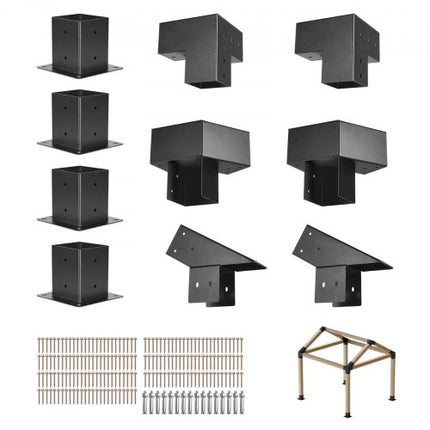 Pergolos montavimo rinkinys VEVOR SSAC14, 92 x 92 mm medienai