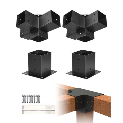 Pergolos jungčių rinkinys VEVOR SSA2E2, 92 x 92 mm