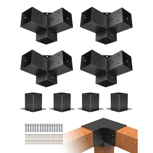 Pergolos jungčių rinkinys VEVOR SSA4C4, 92 x 92 mm