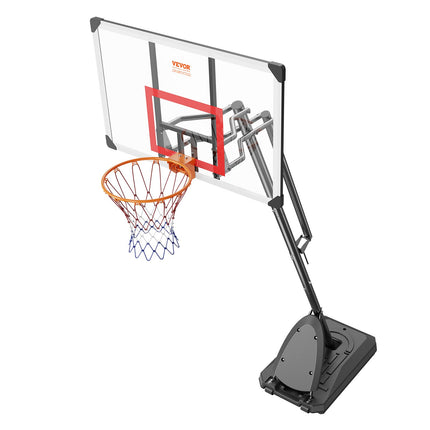 Krepšinio stovas VEVOR B025B, reguliuojamas aukštis 232–305 cm
