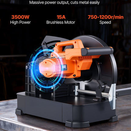Metalo pjovimo staklės VEVOR J1G-ZB-355G-3B, 3500 W