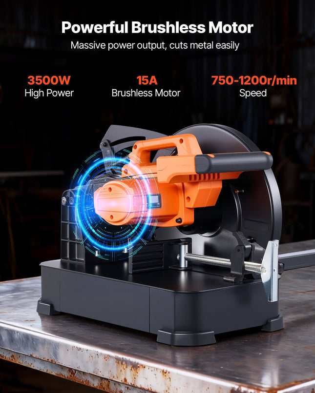 Metalo pjovimo staklės VEVOR J1G-ZB-355G-3B, 3500 W