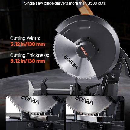 Metalo pjovimo staklės VEVOR J1G-ZB-355G-3B, 3500 W