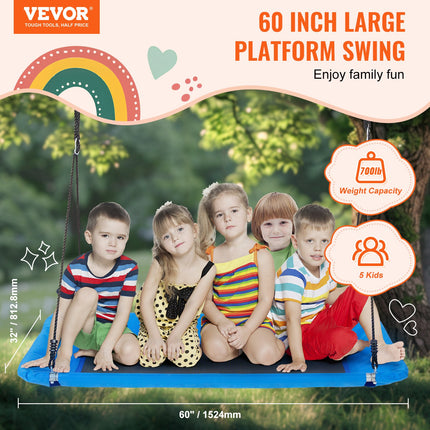 Platforminė sūpynė VEVOR YXS-BQ01, 317 kg keliamoji galia