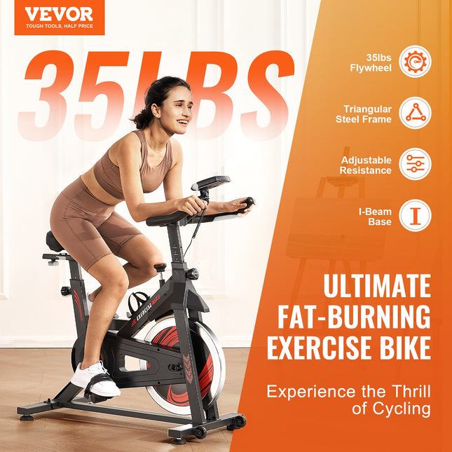 Dviratis treniruoklis VEVOR S310, 16 kg smagratis