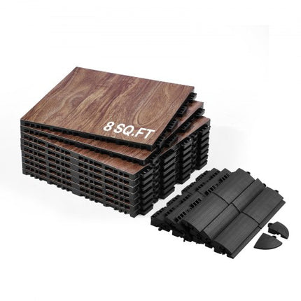 Šokių grindų plytelės VEVOR HJLVT24120-9, 9 vnt. komplektas