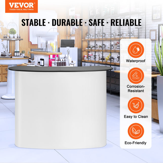 Mobili parodų stalas-reklaminis stendas VEVOR ZG-CXT01, 130x46,5x95 cm
