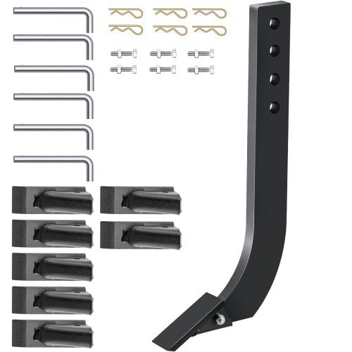 Kultivatoriaus nagai VEVOR Box Blade Shank, 18 colių, 6 vnt.
