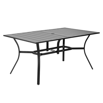 Lauko valgomojo stalas VEVOR WZ556, 150 cm