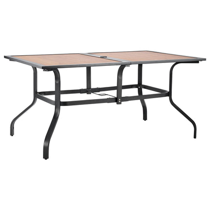 Lauko valgomojo stalas VEVOR WZ556-1, 150 cm ilgio