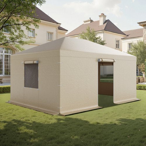 Žieminis pavėsinės uždangalas VEVOR LTD-MM180-1216, 3,68 x 4,9 m