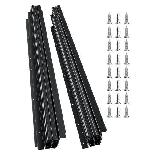 Stalčių bėgeliai VEVOR 4801.1000.BK, 1000 mm, 117 kg apkrova