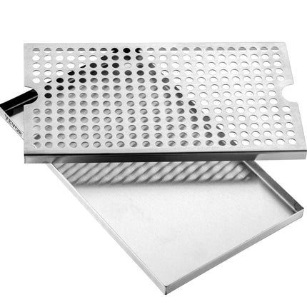 Alaus lašų surinkimo padėklas VEVOR 12"x7", 304 nerūdijantis plienas