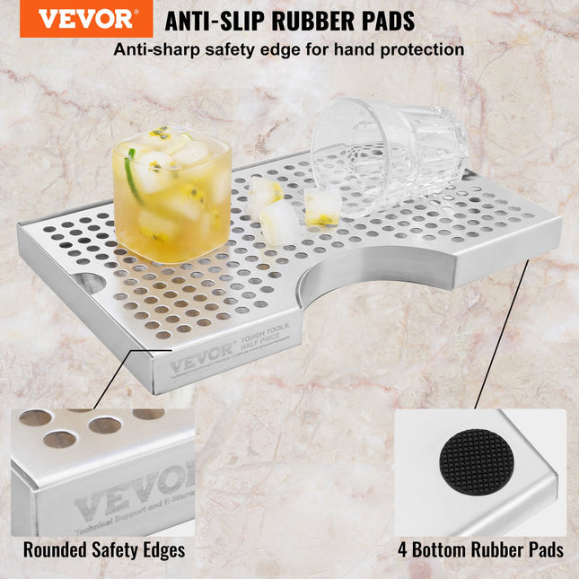 Alaus lašų surinkimo padėklas VEVOR U drip tray, 300 x 180 mm