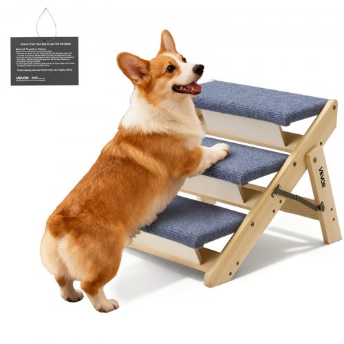 Mediniai laiptai augintiniams VEVOR ZD-25DOG05, 68 kg apkrova