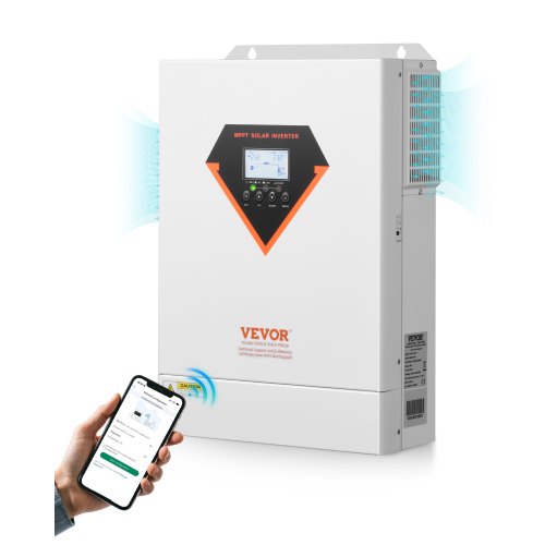 Hibridinis saulės inverteris VEVOR EM6200-48L, 6000W