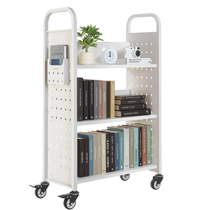 Bibliotekos vežimėlis knygoms VEVOR HXTC-3LD, 150 kg keliamoji galia
