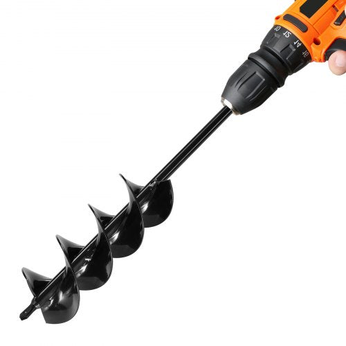 Sraigtinis grąžtas žemei VEVOR HYZ 8*42CM, 80 x 410 mm