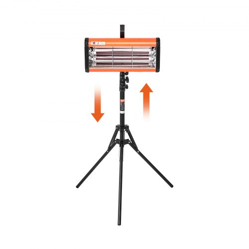 Infraraudonųjų spindulių džiovinimo lempa VEVOR 1AS-1, 2000W