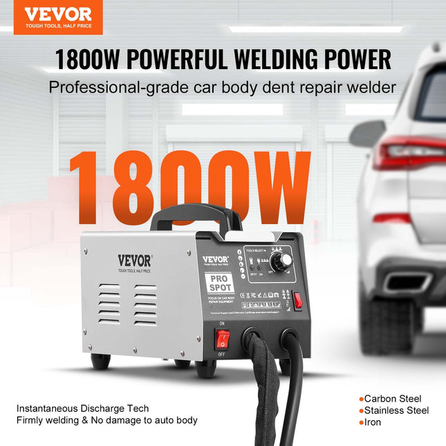 Kėbulo lyginimo aparatas (Spotteris) VEVOR PRO, 1.8 kW